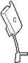 Folding Seat Latch Release Handle