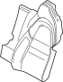 971885805RGGFC Seat Back Cushion Cover