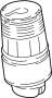 Image of SUSPENSION CYLINDER. image for your 2013 Porsche 911   