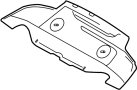 View Support. Rail. Bracket. Extension. Exhaust System Hanger. Frame End. Muffler. (Rear) Full-Sized Product Image 1 of 3