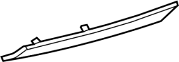 Image of Reflector Panel (Rear, Lower) image for your 2022 Porsche Panamera   