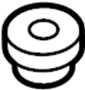 View Headlight Washer Pump Grommet Full-Sized Product Image 1 of 3