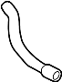 View Radiator Coolant Hose (Front, Upper, Lower) Full-Sized Product Image 1 of 2
