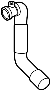 View Engine Coolant Hose (Upper) Full-Sized Product Image 1 of 2