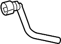 View Engine Coolant Overflow Hose Full-Sized Product Image 1 of 9