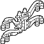 Image of Drive Motor Inverter Coolant Line image for your Porsche