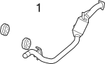 Image of Exhaust System Hanger image for your 2010 Porsche Cayman   