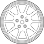 Image of Wheel image for your 1956 Porsche