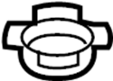 View Strainer. Washer. Fluid. FILTER, TANK. Windshield Pump.  Full-Sized Product Image 1 of 7