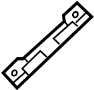 View Clip. Molding. Roof. Retainer.  Full-Sized Product Image