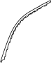 View Door Reveal Molding (Rear, Upper) Full-Sized Product Image 1 of 3