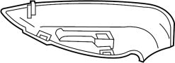 View Door Mirror Cover (Lower) Full-Sized Product Image 1 of 4