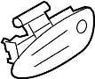 Image of Exterior Door Handle Base image for your 2010 Porsche