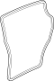 View Door Seal (Rear, Lower) Full-Sized Product Image 1 of 3