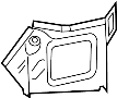 View Corner panel Prime c. Tail lamp pocket section. (Lower) Full-Sized Product Image