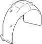 View Quarter Panel Splash Shield Full-Sized Product Image 1 of 2