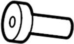 View Bolt. Hinge. Liftgate. Latch. Lock. SCREW 8x20.  Full-Sized Product Image 1 of 6