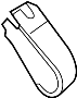 View Back Glass Wiper Arm Cap Full-Sized Product Image 1 of 2