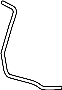 View Cooling water tube. Hose AND tube ASSEMBLY. Water inlet tube.  Full-Sized Product Image 1 of 4