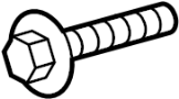 Image of Engine Harmonic Balancer Bolt image for your 1988 Porsche 911   
