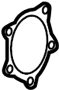 95B253115 Connector pipe gasket. Exhaust Pipe Flange Gasket. SEALING. Turbocharger Gasket.