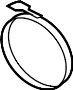 Image of Clamp. Catalytic. cnvrtr. Clip. Exhaust. PreConverter.  Catalytic Converter. image for your 2024 Porsche 718 Spyder
