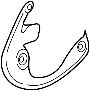 Image of Brake Dust Shield image for your 2023 Porsche 718 Cayman  T Hatchback 