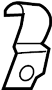 View Brake Hydraulic Line Bracket (Rear, Upper) Full-Sized Product Image