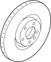 Image of Disc Brake Rotor image for your 2023 Porsche 718 Cayman   
