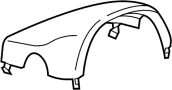 Image of Steering Column Cover (Upper) image for your 2017 Porsche 718 Cayman   