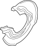 Image of Brake Dust Shield image for your 2023 Porsche 718 Cayman  T Hatchback 