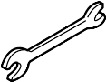 Image of Wrench. An adjustable, box end. image for your 2022 Porsche Cayenne Turbo Coupe