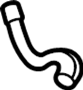 View Engine Coolant Pipe (Rear, Upper) Full-Sized Product Image 1 of 2