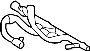 Image of DISTRIBUTOR. Heating hose. image for your 2023 Porsche Taycan   