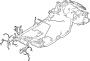 Image of Body Wiring Harness image for your 2020 Porsche Taycan  4S Sedan 