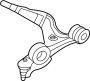 Image of Suspension Control Arm (Lower) image for your 2020 Porsche Cayenne   