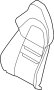 9J1898031A Seat Back Cushion (Upper)