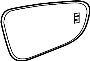 Image of Door Mirror Glass image for your 2008 Porsche