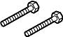 View Disc Brake Caliper Bolt (Upper) Full-Sized Product Image