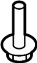 View Suspension Stabilizer Bar Bracket Bolt Full-Sized Product Image