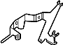 View Brake Hydraulic Line Bracket (Rear, Lower) Full-Sized Product Image 1 of 9