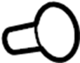 Image of Striker. Lock. Door. Screw. Plate. Bolt. Countersunk multi - po.  Bolt that secures the. image for your 1952 Porsche