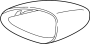 View Door Mirror Housing Full-Sized Product Image 1 of 2