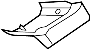 View Door Mirror Trim Ring (Front, Lower) Full-Sized Product Image 1 of 2