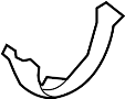 9A210734400 CLAMPING BOW. Reservoir support.
