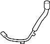View Line. Coolant. Water. feed tube. Engine Hose. Turbocharger.  Full-Sized Product Image 1 of 2