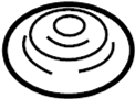 View Back Glass Wiper Arm Grommet Full-Sized Product Image 1 of 2