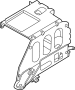 Image of Control module bracket. (Rear) image for your 2024 Porsche Cayenne 3.0L V6 PLUG-IN HYBRID EV-GAS (PHEV) A/T  