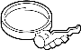 View Exhaust Manifold Clamp. Turbocharger Clamp.  Full-Sized Product Image 1 of 3