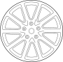 View Alloy wheel Black tu.  Full-Sized Product Image 1 of 1